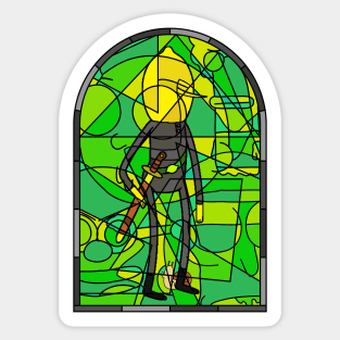 Stained Glass Lemongrab Special Tribute Sticker